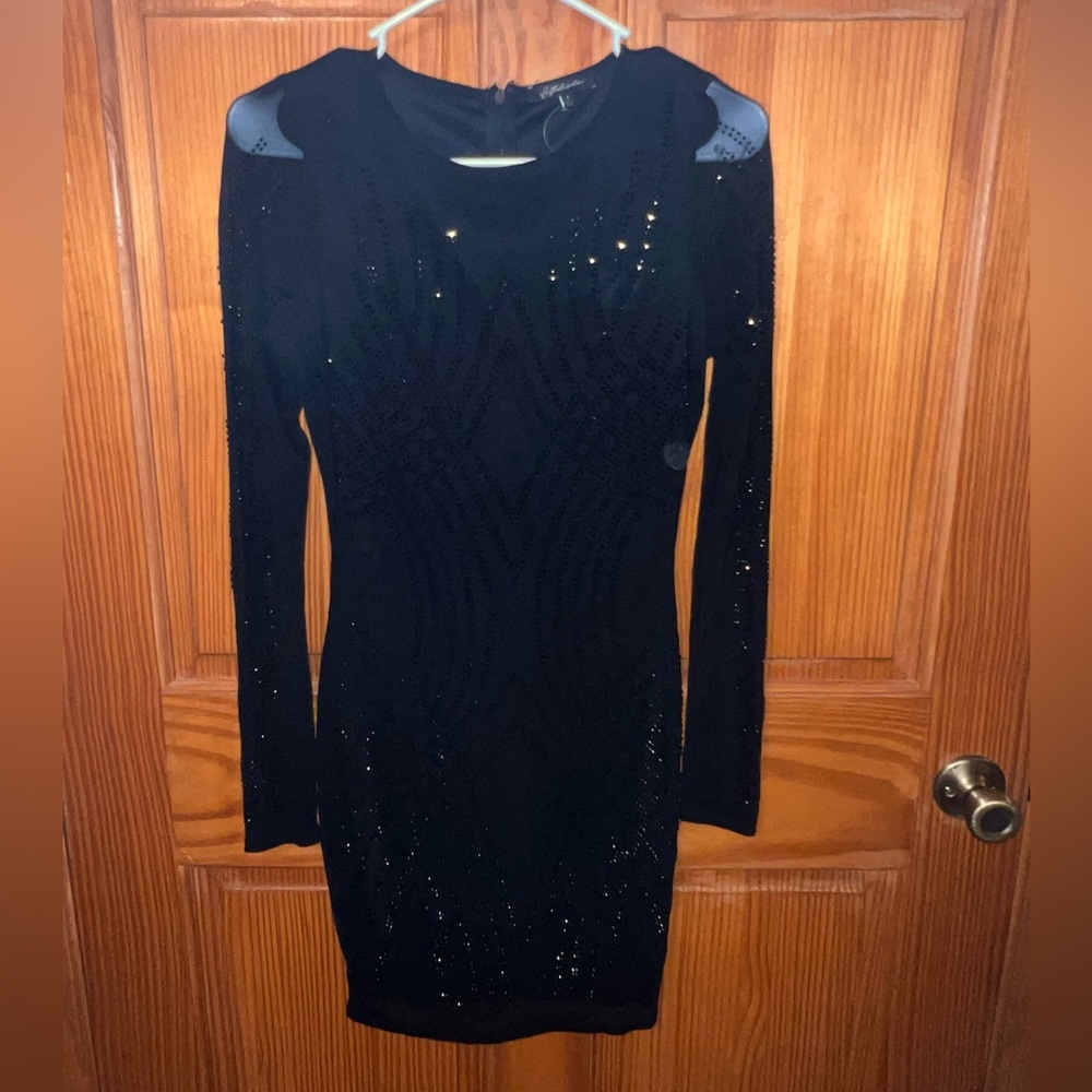 Long Sleeve sequin dress